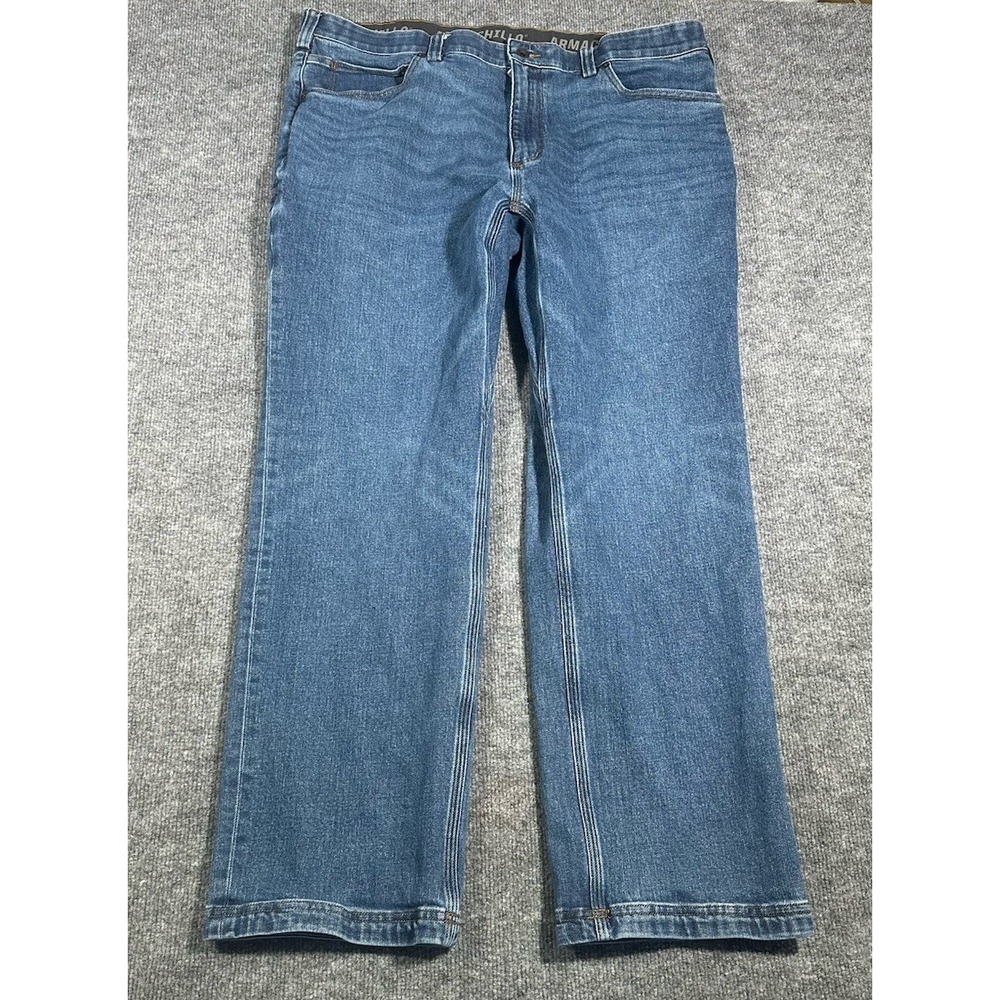 Duluth Trading Armachillo Jeans Mens 40x32 Standard Fit Blue Denim Pants Stretch